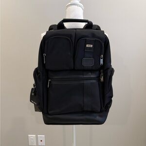 Tumi Alpha 3 McChord backpack leather and ballistic nylon 150511 $695